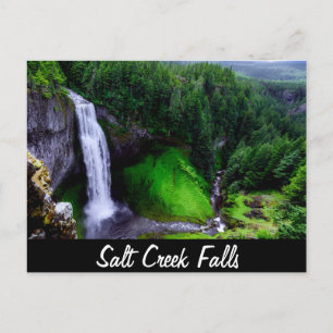 Salt Creek Falls, Oregon Postkarte