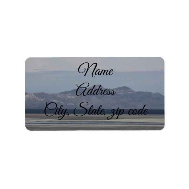 Salt Lake City Address Labels Adressaufkleber (Vorne)