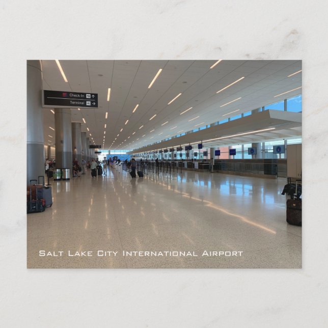 Salt Lake City Inter Postkarte (Vorderseite)