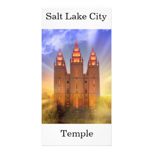Salt Lake City LDS Tempel Karte