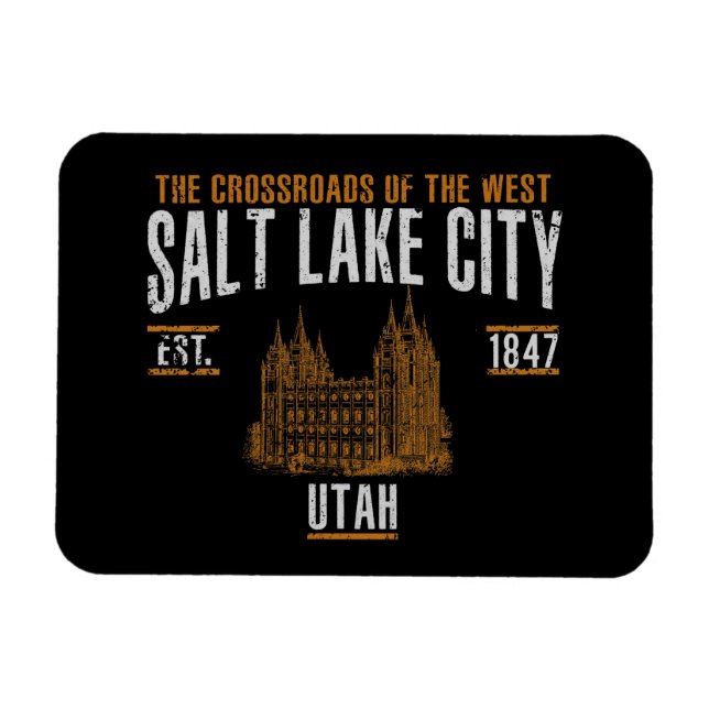 Salt Lake City Magnet (Horizontal)