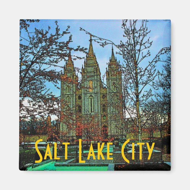 Salt Lake City Magnet (Vorne)