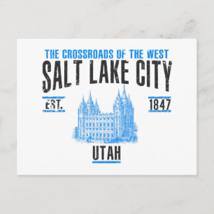 Salt Lake City Postkarte