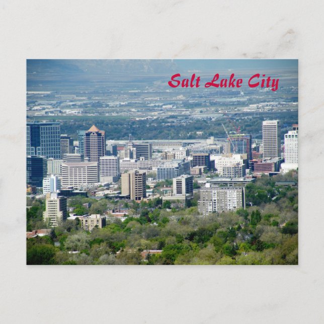 Salt Lake City Postkarte (Vorderseite)