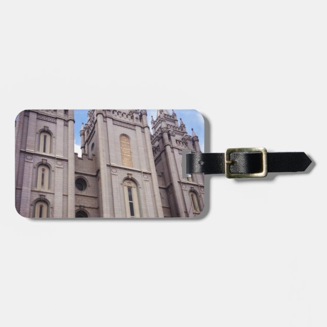 Salt Lake City-Tempel Gepäckanhänger (Vorderseite horizontal)