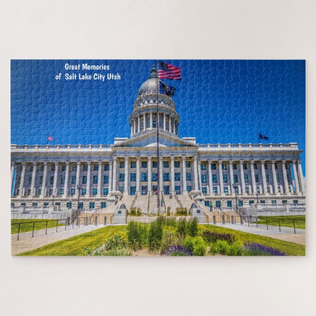 Salt Lake City Utah. Jigsaw Puzzle (Horizontal)