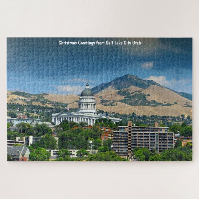 Salt Lake City Utah. Jigsaw Puzzle (Horizontal)