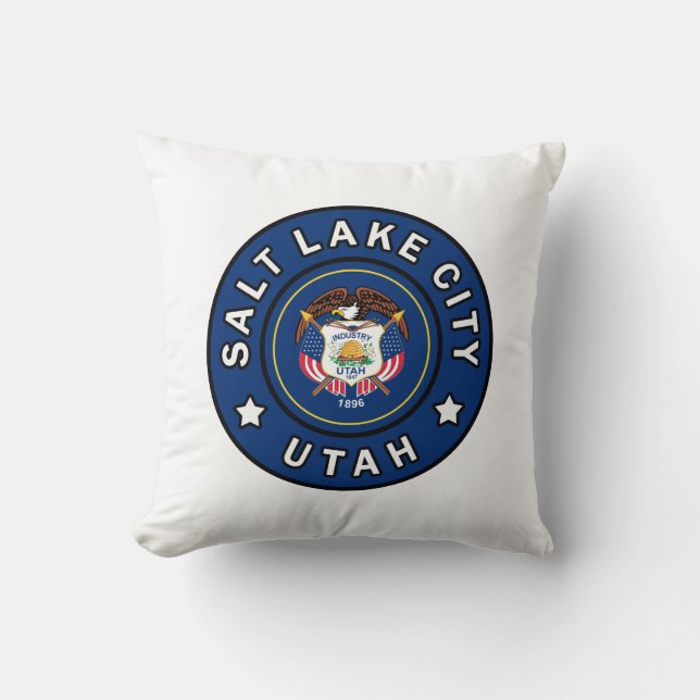 Salt Lake City Utah Kissen (Vorderseite)