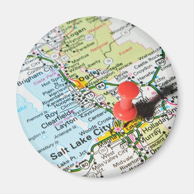 Salt Lake City, Utah Magnet (Vorne)