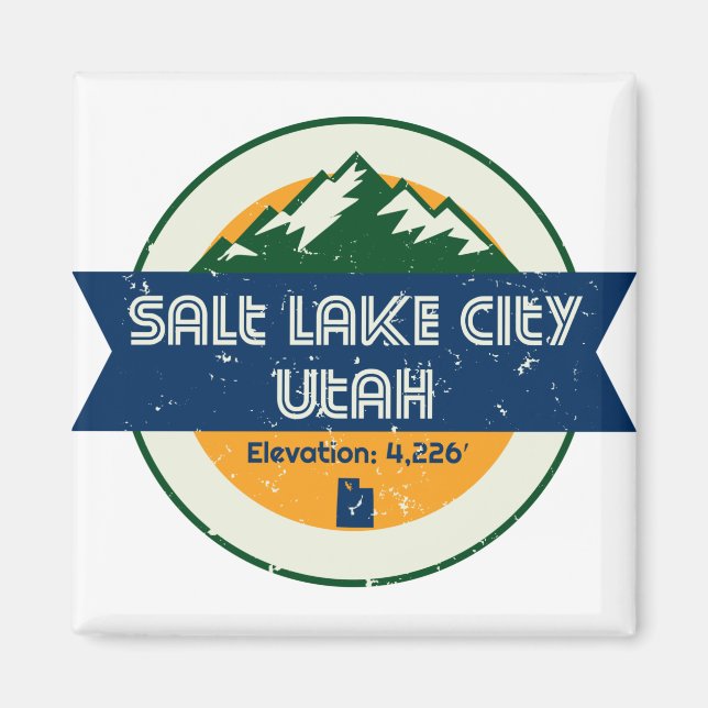 Salt Lake City Utah Magnet (Vorne)