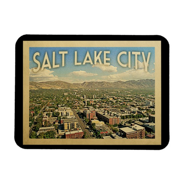 Salt Lake City Utah Magnet (Horizontal)