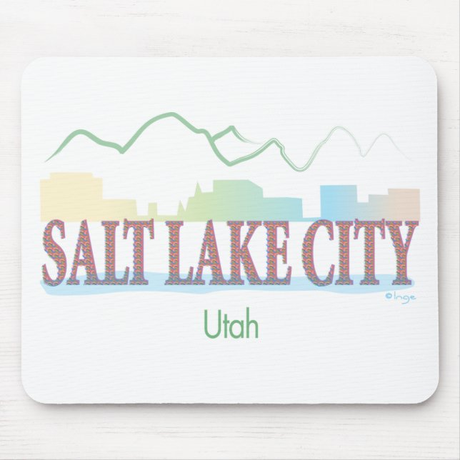 Salt Lake City, Utah Mousepad (Vorne)