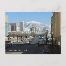 Salt Lake City, Utah Postkarte