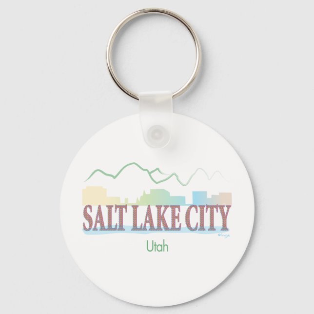 Salt Lake City, Utah Schlüsselanhänger (Vorderseite)
