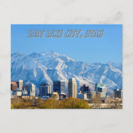 Salt Lake City Utah Souvenirreise Postkarte