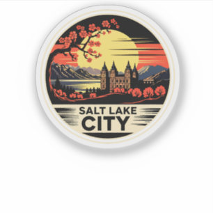 Salt Lake City Utah USA Aufkleber