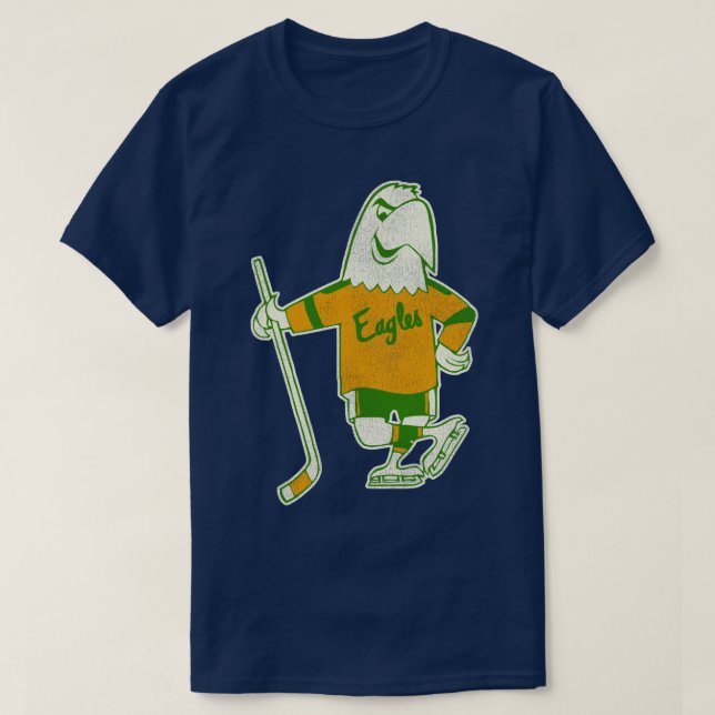 Salt Lake Golden Eagles Retro Ice Hockey gestoppt T-Shirt (Design vorne)
