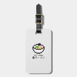 Salt Ramen Retro Pixel Art Gepäckanhänger