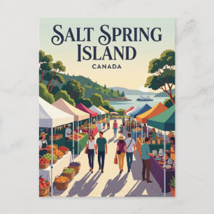 Salt Spring Island Kanada Postkarte