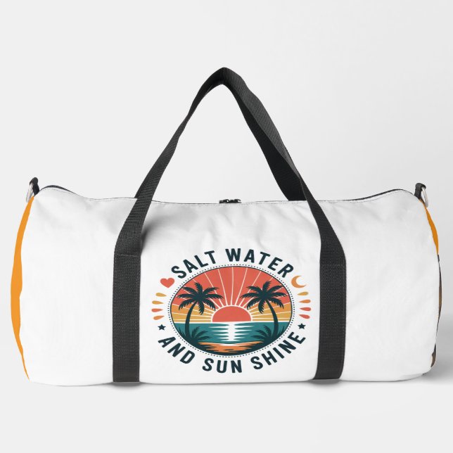 Salt Water Sun Shine Palms Duffle Bag (Vorderseite)