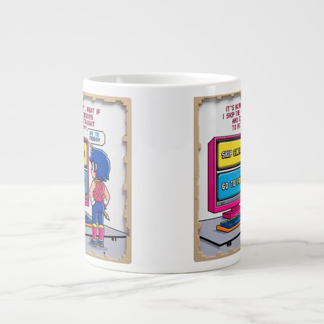 Saltar créditos hasta el viernes Jumbo-Tasse (Vorderseite)