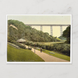 Saltburn-by-the-Sea, die Gärten, Yorkshire, Engl Postkarte