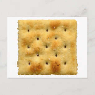 Saltine Soda Cracker Postkarte