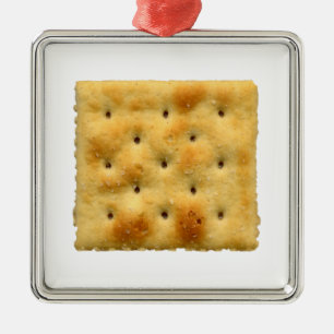 Saltine Soda Cracker Silbernes Ornament