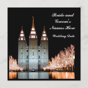 SaltLakeTempel-EinladungToWeddingEmpfang Einladung