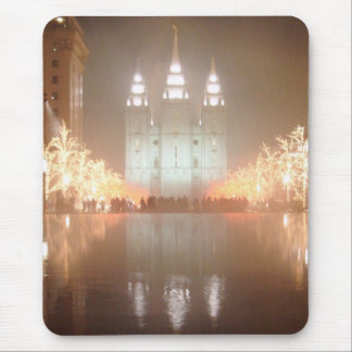 SaltLakeTempleFog Mousepad