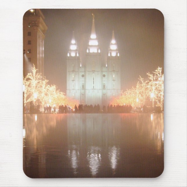 SaltLakeTempleFog Mousepad (Vorne)