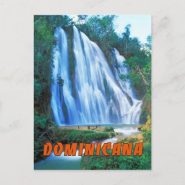 Salto Lemon Falls Dominicana Postkarte