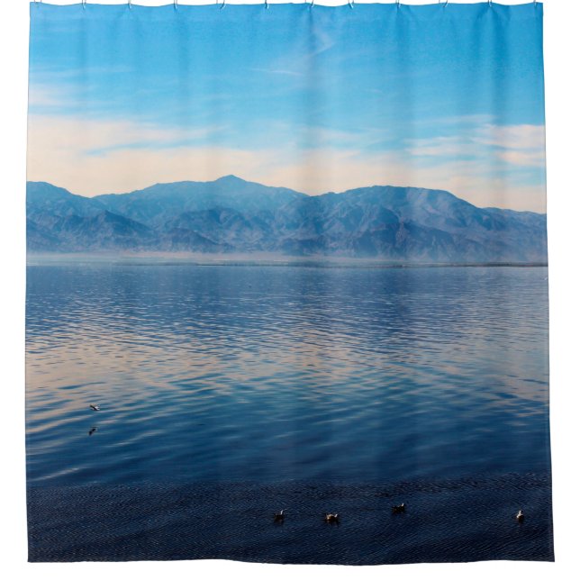 Salton Sea Tranquility Duschvorhang (Vorderseite)