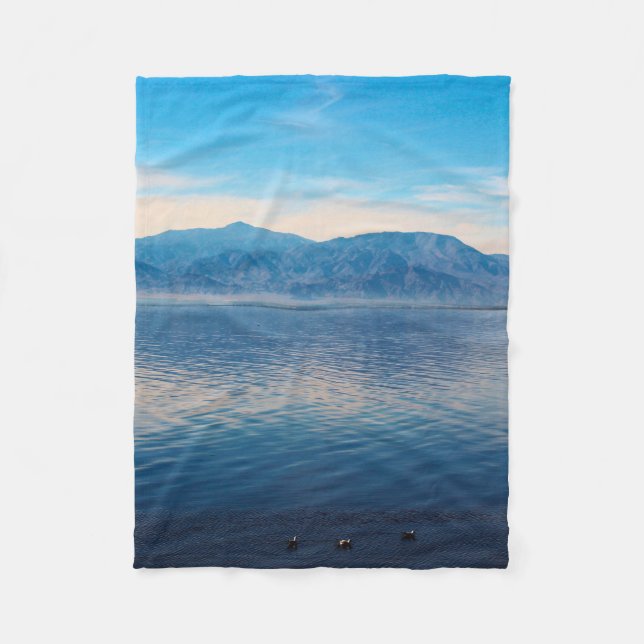 Salton Sea Tranquility Fleecedecke (Vorderseite)