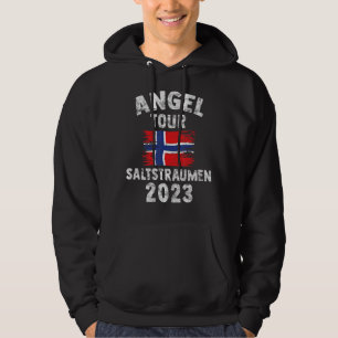 Salttraumen 2023 Angel Tour nach Norwegen mit Flag Hoodie