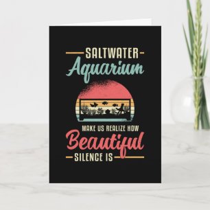 Saltwater Aquarium Aquatic Fish Tank Aquarist Karte