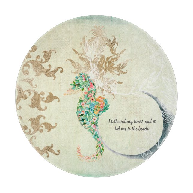 Saltwater Beach Life Schneidebrett (Vorderseite)