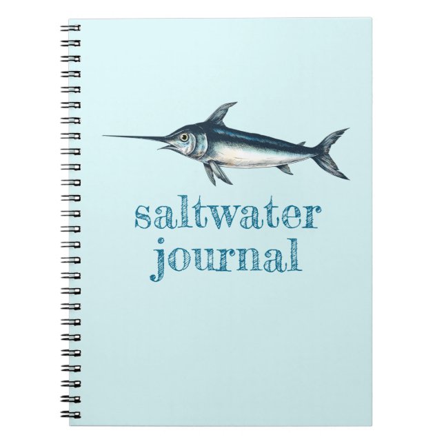 Saltwater Fishing Journal Notizblock (Vorderseite)