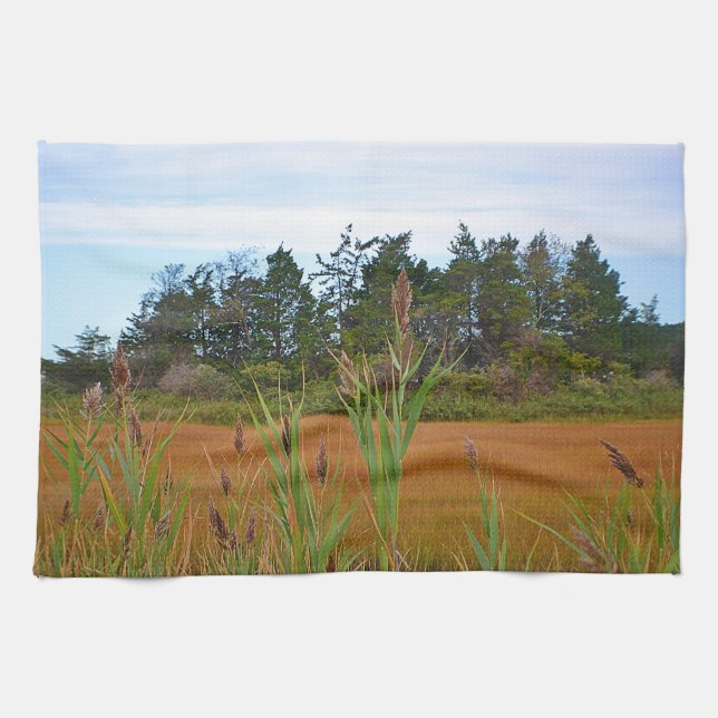 Saltwater Marsh Dish Handtuch (Horizontal)