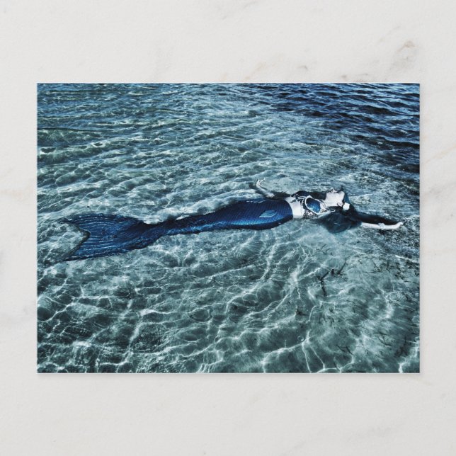 Saltwater Mermaid Postkarte (Vorderseite)