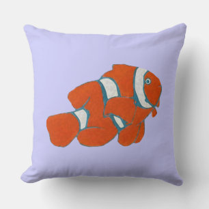 saltwater tropical clown fish kissen
