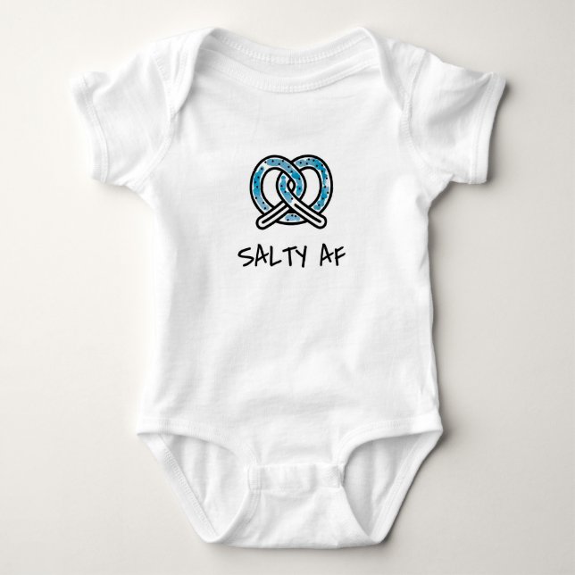 Salty AF - Baby Bodysuit Baby Strampler (Vorderseite)
