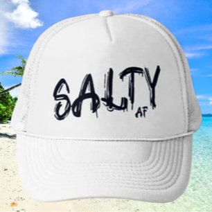 "Salty AF" Logo Truckerkappe