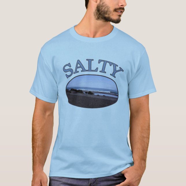 Salty Beach Bum Mens T - Shirt (Vorderseite)