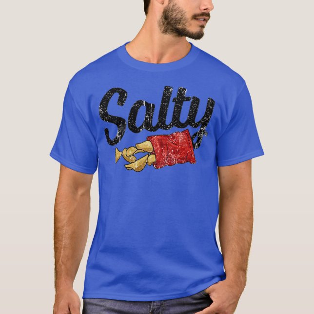 Salty Chips Funny T-Shirt (Vorderseite)
