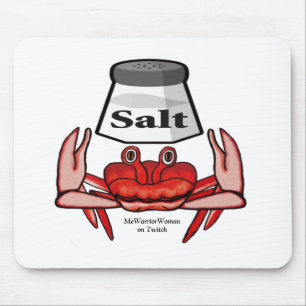 Salty Crab, MeWarriorFrau auf Twitch Mousepad