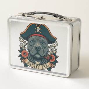 Salty Dog Pitbull Metall Brotdose
