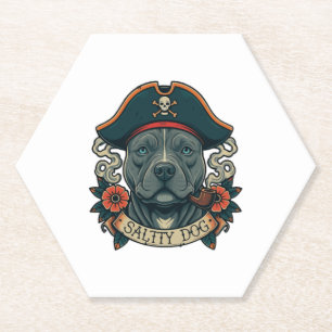 Salty Dog Pitbull Untersetzer