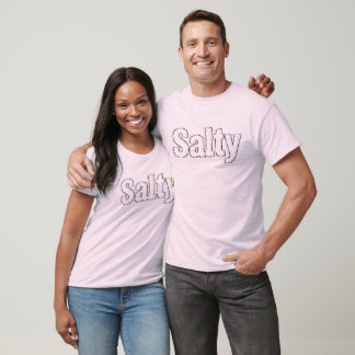 Salty - Fett & Sassy Pink Grafisches T-Shirt