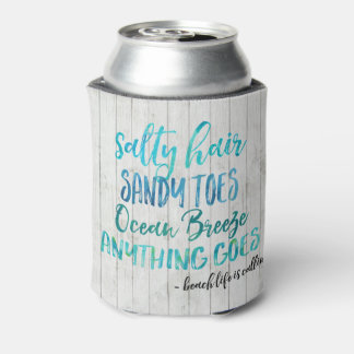Salty Hair Sandy Toes Ocean Beach Angebot kann Dosenkühler